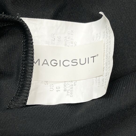 Magicsuit Womens Size 16 Burano Amal One Shoulder One Piece Swimsuit Dress - Picture 11 of 16